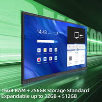 Pizarra Interactiva Inteligente Amdox ES Ultra 4K con Android 15, Cámara IA, Software para Reuniones IWB, 40 Puntos Táctiles, la Mejor de China