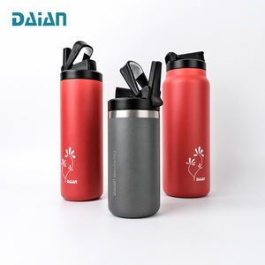 กระติกน้ำสุญญากาศสแตนเลสแบบกำหนดเอง ขนาด 18 ออนซ์/30 ออนซ์ พร้อมฝาปิด สำหรับเล่นกีฬาและกิจกรรมกลางแจ้ง - Product Image 5