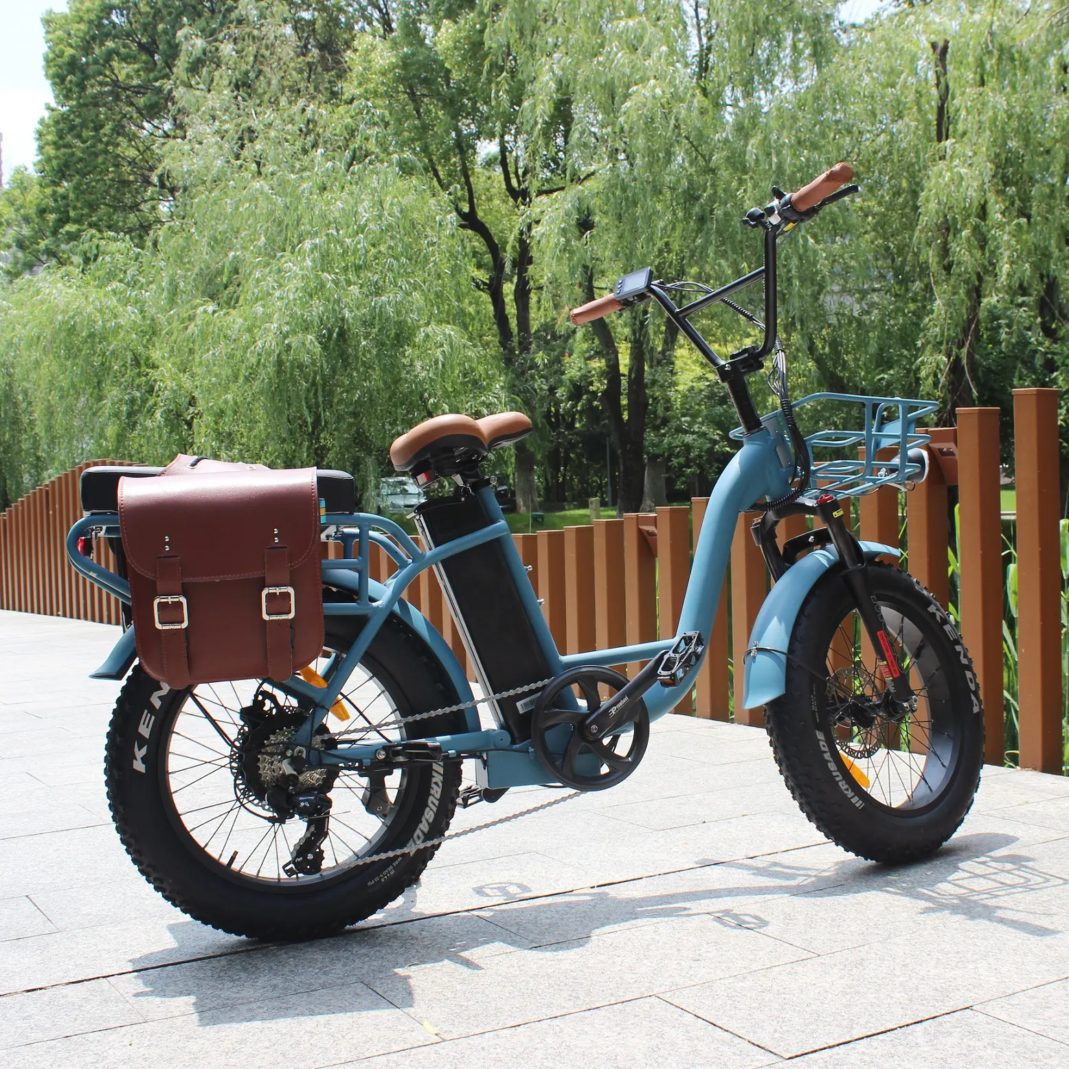 Cargo Bike Electric Ebike E-Cargo Family E Bicycle Cycle 48V 500W 750W Ebike Snow Tire Fat Tire Electric Bicycle