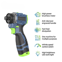 16.8V Brushless Cordless Impact Driver 135N.m High Torque Electric Screwdriver Power Tool
