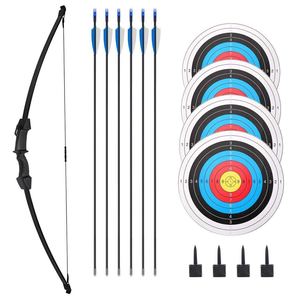 Trẻ Em Bắn Cung Đào Tạo Thiết Lập Thanh Niên recurve Bow Người Mới Bắt Đầu Ngoài Trời Chụp <span class=keywords><strong>Kit</strong></span> Với Sợi Thủy Tinh Mũi Tên Và Mục Tiêu Thực Hành Phụ Kiện - Product Image 6