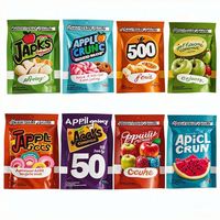 Sacs plats refermables personnalisés de 3,5 po en Mylar, petits sachets anti-odeur pour bonbons, biscuits, aliments pour animaux de compagnie et emballages alimentaires