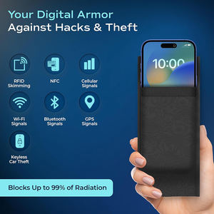 Funda Bloqueadora de EMF para Teléfono Celular, Protección Contra la Radiación, Bolsa de Bloqueo de Señal y RFID, Bolsa Protectora de RF y Bloqueadora de Señal - Product Image 4