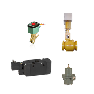 Válvula Solenoide Neumática Parker - Serie B5 B512BB549C con Válvula de Control Wuzhong China y Regulador de Filtro Fisher 67C - Product Image 1