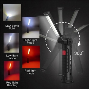Torcia portatile COB <span class=keywords><strong>LED</strong></span> luce <span class=keywords><strong>da</strong></span> <span class=keywords><strong>lavoro</strong></span> <span class=keywords><strong>ricaricabile</strong></span> USB batteria <span class=keywords><strong>da</strong></span> campeggio torcia 80 <span class=keywords><strong>lampada</strong></span> a sospensione lanterna - Product Image 3