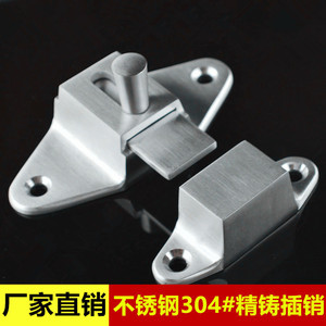 304 Stainless Steel Door Bolt 27mm x 26mm x 4mm 51mm Extension Exposed Pin Anti Theft <b>Lock</b> <b>Latch</b> Modern Industrial Design - Product Image 4