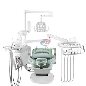 Harga kursi Unit gigi kompensasi mewah A2 desain baru 2024 dengan nampan dokter gigi baru dan lampu Sensor LED dengan dua bangku dokter gigi - Product Image 2