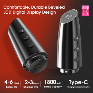 Máquina de Tatuar Inalámbrica Profesional KISS of DRAGON con Motor Potente, Pantalla LED y Doble Batería para Artistas del Arte Corporal - Product Image 3