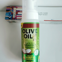 Mousse Coiffante Nourrissante en Gros pour Cheveux, Huile Coiffante, Mousse Brillance pour Tresses à l'Huile d'Olive, Fixation Forte Unisexe