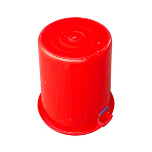 Red Plastic Water Bucket 150L With Lid For Household And Outdoor Use - Product Image 2