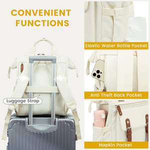 Sac à dos pour ordinateur portable, échantillon gratuit, voyage d'affaires, antivol, durable, avec port de charge USB, résistant à l'eau - Product Image 6