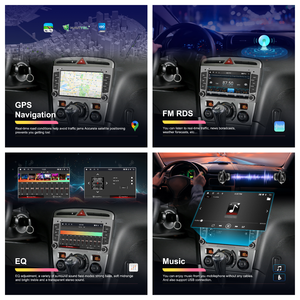 Podofo Ssangyong actyon 2012-2014 7 inch 4 + 64GB Android đài phát thanh xe hơi không dây Carplay Android Auto GPS Wifi Quạt làm mát OEM/ODM - Product Image 4