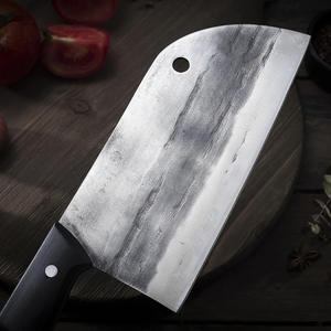 Cuchillo de cocina Tang completo, forjado a mano, cuchillo de chef antiguo, cuchillo de carnicero de acero al carbono, herramienta de cocina - Product Image 3