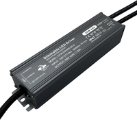 Fuente de alimentación de voltaje constante a prueba de agua con certificado SAA DALI2 de fábrica, fuente de alimentación Led de 30W y 24V, controlador Led de empuje Dali2 de 30W