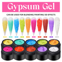 3D Gypaum Nail Art Gel Peinture et Relief Modélisation Plâtre Gel Sculpture Nail Art Sculpture Gel