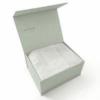 Boîte cadeau magnétique personnalisée en gros, boîte rigide en carton pour emballage de ventilateurs, boîtes de luxe avec insert en mousse EVA pour marque haut de gamme