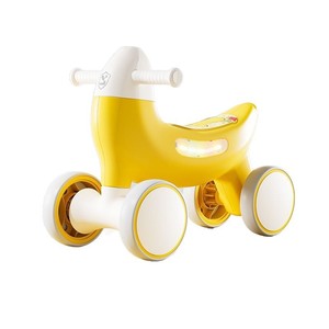 Bicicleta de equilibrio para niños con forma de plátano, de cuatro ruedas, sin pedales, para niños de 1 a 3 años - Product Image 1