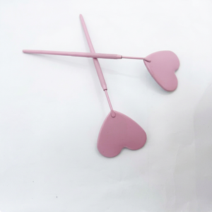 High Quality Heart Design <b>Mirror</b> Customized Color Powder Coating Eyelash Extension Japanese Custom Logo Beauty Tools Single - Product Image 1