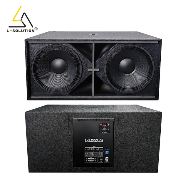 V218LAT Pro Dual 18 Inch Neodymium Bass Speaker Active Big Sound System 3600w 9006 Subwoofer Speaker in Outdoor Concert