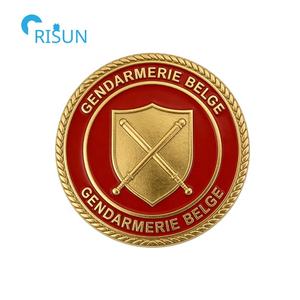 Souvenirs personnalisés du drapeau belge, médailles des forces armées, médailles commémoratives, pièces de monnaie personnalisées, pièce de monnaie de défi de la Belgique - Product Image 4