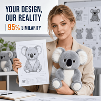 Peluche Koala, jouet en peluche doux, OEM ODM, peluche personnalisée, jouet en peluche rembourré, cadeau promotionnel, peluche de haute qualité, cadeau promotionnel