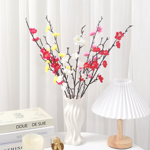 Guirlande décorative en fleurs de prunier blanches artificielles, fleurs d'hiver, décoration de la maison, fête, mariage, jardin, bricolage - Product Image 2