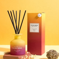 Bouteille de luxe personnalisée de 200Ml pour diffuseur d'huiles essentielles, aromathérapie, verre ambré vide pour diffuseur de parfum