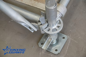 Piastra di Base a U Regolabile in Acciaio Q235 Zincato a Caldo, Moderna e ad Alta Resistenza, per Ponteggi e Casseforme 100-500KG - Product Image 3