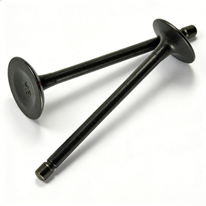 Par de Válvulas de Admisión y Escape para Motocicleta - Acero Inoxidable Cromado, Piezas para Motor de 4 Tiempos para 125cc/150cc Street/Scooter - Product Image 2