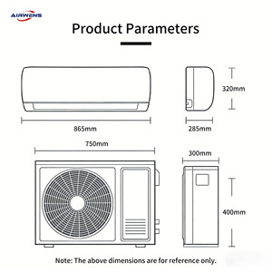 Climatiseur Mini-Split à Fréquence Variable Électrique Airwens 18000 BTU R32 pour Usage Domestique avec <span class=keywords><strong>Mode</strong></span> Économie d'Énergie et <span class=keywords><strong>Mode</strong></span> Silencieux - Product Image 6