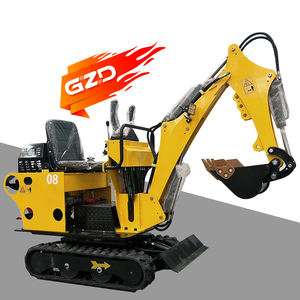 GZD 10.3hp Motor diésel Excavadora sobre orugas pequeña Mini excavadora - Product Image 1