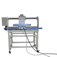 Nouvelle presse à transfert thermique semi-automatique pneumatique à double plateau avec plaques chauffantes supérieure et inférieure 60x40cm tactile