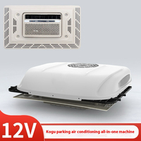 Système de climatisation 12V 24V pour caravane, camping-car et tracteur, avec compresseur scroll, réfrigérant R134a, capacité de refroidissement 1800-2100W, climatiseur de stationnement