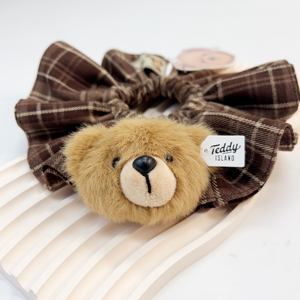 Accessoires pour cheveux en peluche, nouveau design tendance, style ours en peluche, accessoires pour cheveux féminins, logo personnalisable - Product Image 5