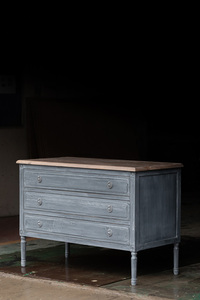 Mobili in stile <span class=keywords><strong>rustico</strong></span> <span class=keywords><strong>Vintage</strong></span> francese colore bianco o blu cassettiera antica in pino riciclato - Product Image 4