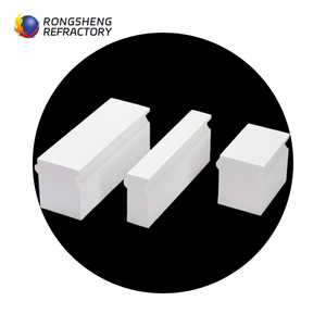 Ubin Keramik Tahan Aus Rongsheng, Batu Bata Alumina Tinggi untuk Pelapis Penggilingan Ball Mill - Product Image 1