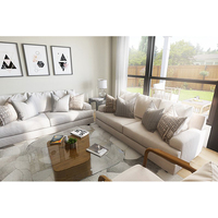 Maison contemporaine de plain-pied à 3 lits et 2 salles de bain complètes Plan noir Maisons neuves préfabriquées pour habitation unifamiliale