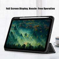 Étui pour iPad Air 11 pouces (M4/ M3/ M2) 2026/2025/ 2024 avec porte-stylet. Étui pour iPad Air 4/5, coque en TPU