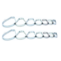 Colliers de serrage pour système d'arrosage personnalisés Collier de serrage à charnière en forme de poire en acier au carbone galvanisé électrique