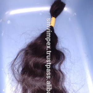 Cabello humano a granel, calidad superior, grado 12A, buena textura natural, a granel, 100%, sin piojos ni tuercas - Product Image 1