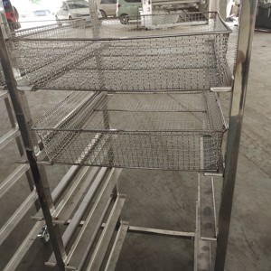 Chariot de Cuisson en Acier Inoxydable Robuste Personnalisé avec Plateau de Cuisson de 40*60cm - Product Image 3