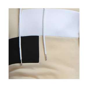 Sweat-shirt à capuche simple et décontracté pour homme, tricot de couleur contrastée, décontracté - Product Image 4