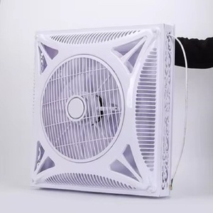 Quạt trần với ánh sáng LED bán buôn mái 600*600 điều khiển từ xa quạt thông gió xả không khí văn phòng nhà thả trần ST - Product Image 3