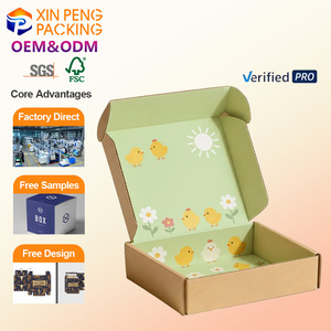 Boîte alimentaire en papier OEM personnalisée 2026 XP, rigide, pliable, en carton ondulé, résistante à la graisse, pour la préparation des repas, emballage personnalisé, boîte cadeau en papier kraft - Product Image 1
