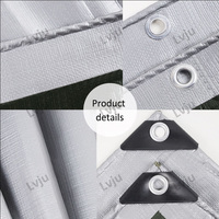 Rlvju — feuilles de tissu en plastique HDPE de haute qualité, bâche en Poly imperméable pour camions, bâche PE
