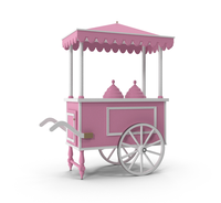 Chariot de supermarché électrique, avec roues, kiosque, robot alimentaire, pour bonbons, en coton