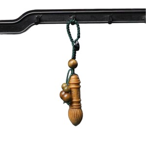 Green Sandalwood Wenchang Pagoda Keychain <b>Car</b> Key Pendant Creative <b>Ornament</b> Cultural Gift - Product Image 5