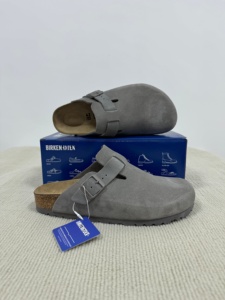 <span class=keywords><strong>Meilleur</strong></span> pour les pieds doux lit sandales sabots <span class=keywords><strong>orthopédique</strong></span> liège pantoufles inspiré Birkenstocks usine directe vache daim poids léger - Product Image 3