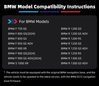 GPS moto sans fil CarPlay Android Auto pour BMW 1000nit IPS Wonder Wheel, lecture des données originales de la voiture, moniteur