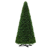 Direkt vom Hersteller: 2,3m Premium-Weihnachtsbaum für Innenräume, Dick Beschneit, Vorinstallierte Warmweiße LED-Beleuchtung, Realistisch Geformter Christbaum